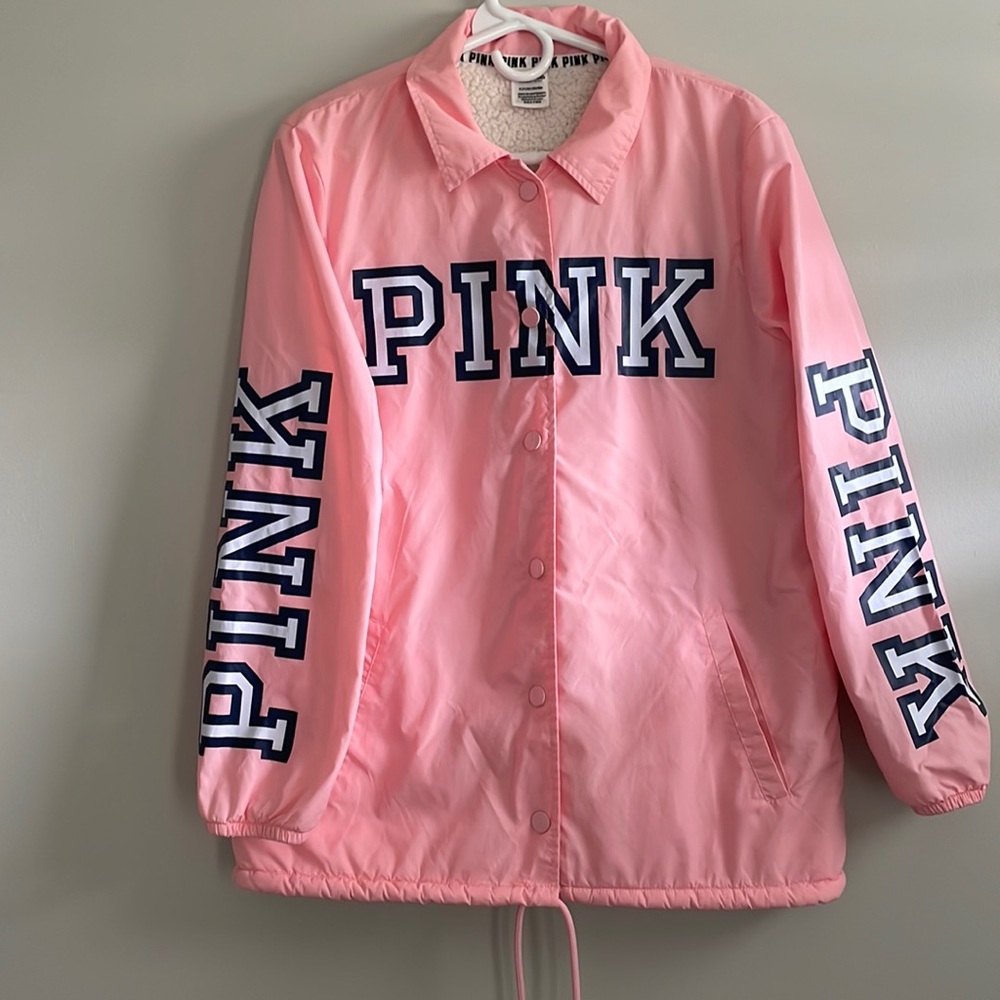 Pink Button Up Jacket